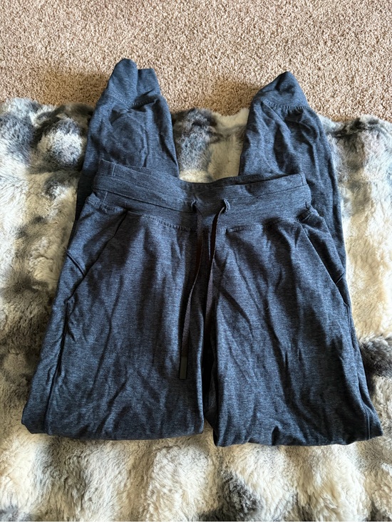 lululemon athletica Pants - Lululemon Ready to Rulu Jogger Pants Size 2 Heathered Gray Blue